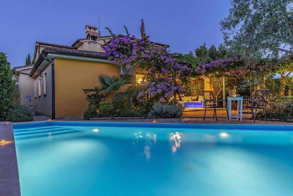 Istriensonne 0179 - Villa Romantika Mit Pool Ližnjan Zewnętrze zdjęcie